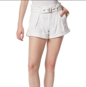 Jessica Simpson Womens White Cuffed Short